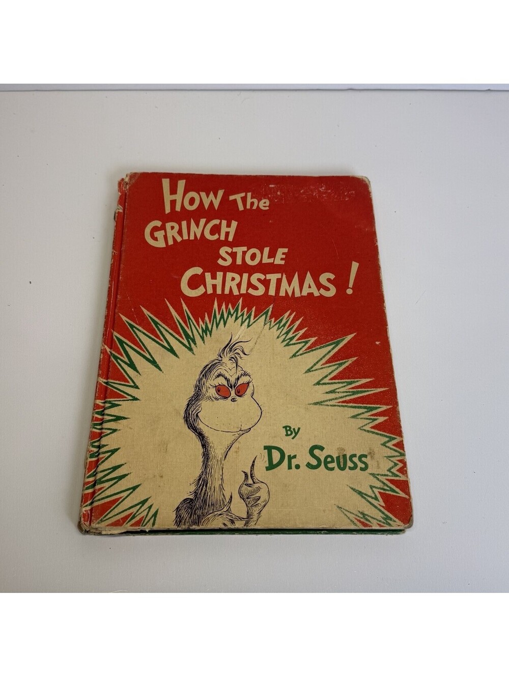 Vintage Dr. Seuss How the Grinch Stole Christmas Hardcover Book 1st Edition 1957